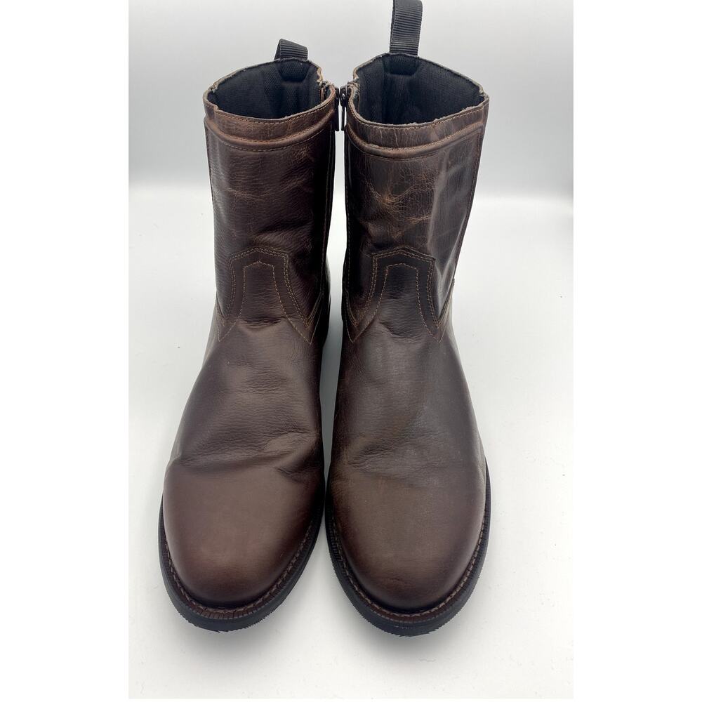 Laredo Mens Brown Boots with side Zip Size 13